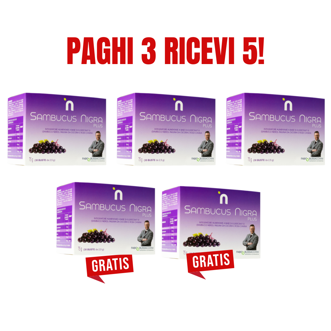 Kit Sambucus Nigra Plus 3+2 OMAGGIO
