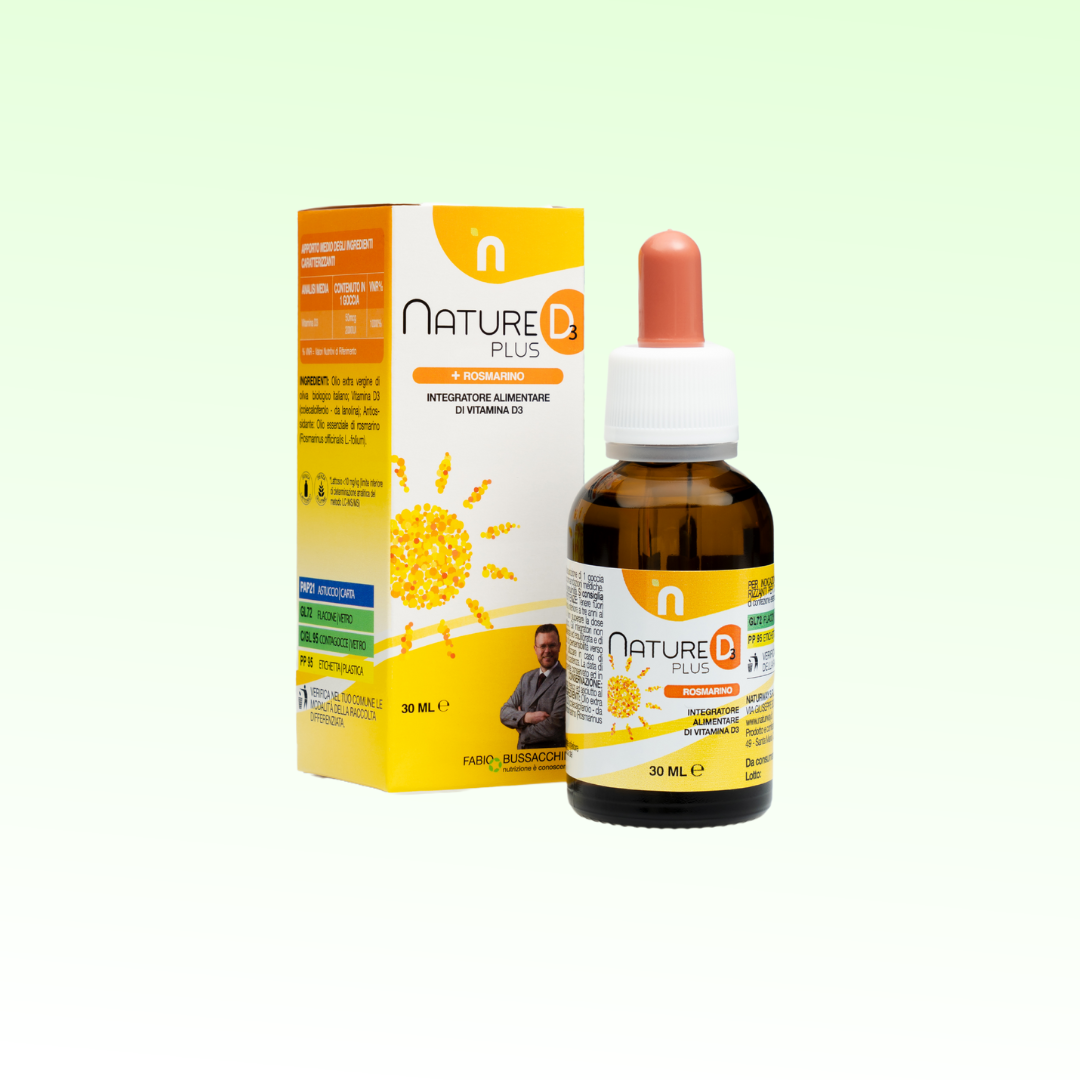 Nature D3 Plus - Vitamina D3 per Funzione Cognitiva e Benessere delle Ossa