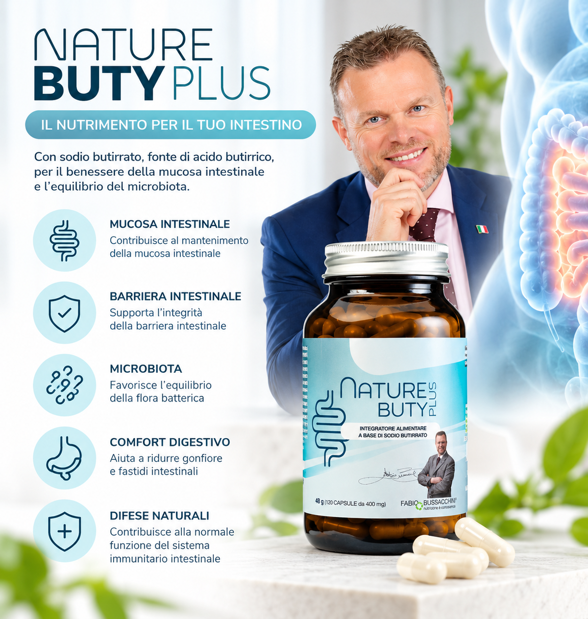 Nature Buty Plus – Benessere Intestinale e Microbiota in Equilibrio