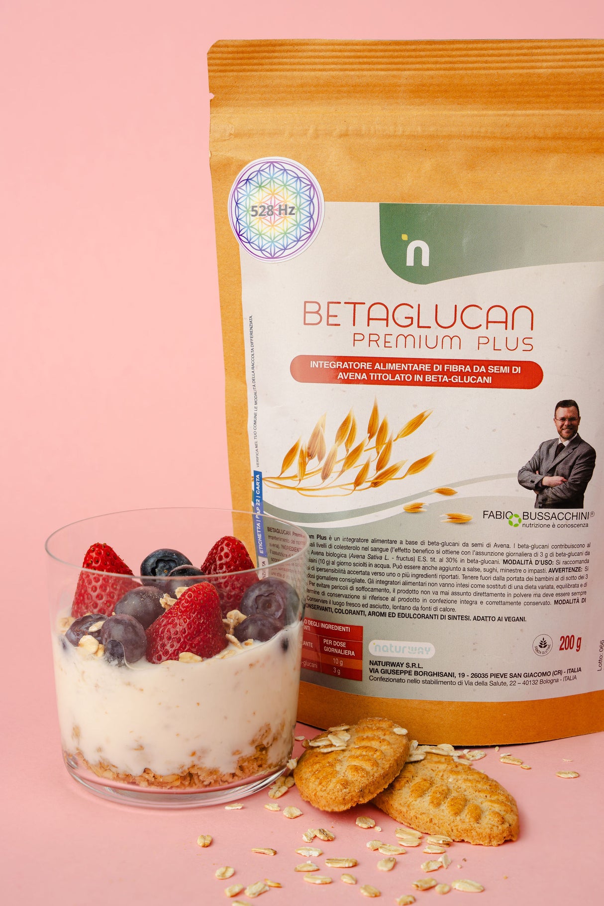 Betaglucan Premium Plus - Fibre Solubili da Avena per il Sostegno di Colesterolo e Glicemia