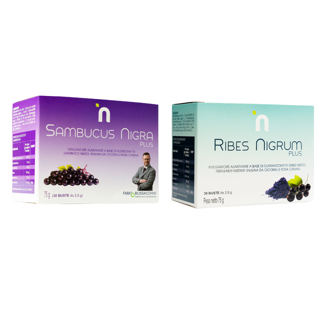 Kit Protezione Attiva: Sambucus Nigra Plus + Ribes Nigrum Plus