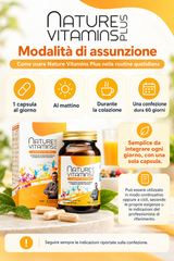 Nature Vitamins Plus - Vitamine per Difese e Vitalità
