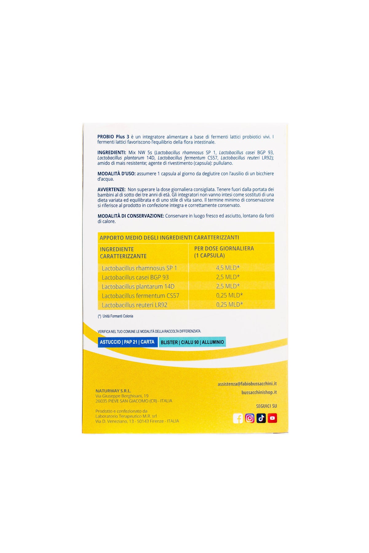 Protocollo Probio Plus – Percorso Probiotico in 3 Step