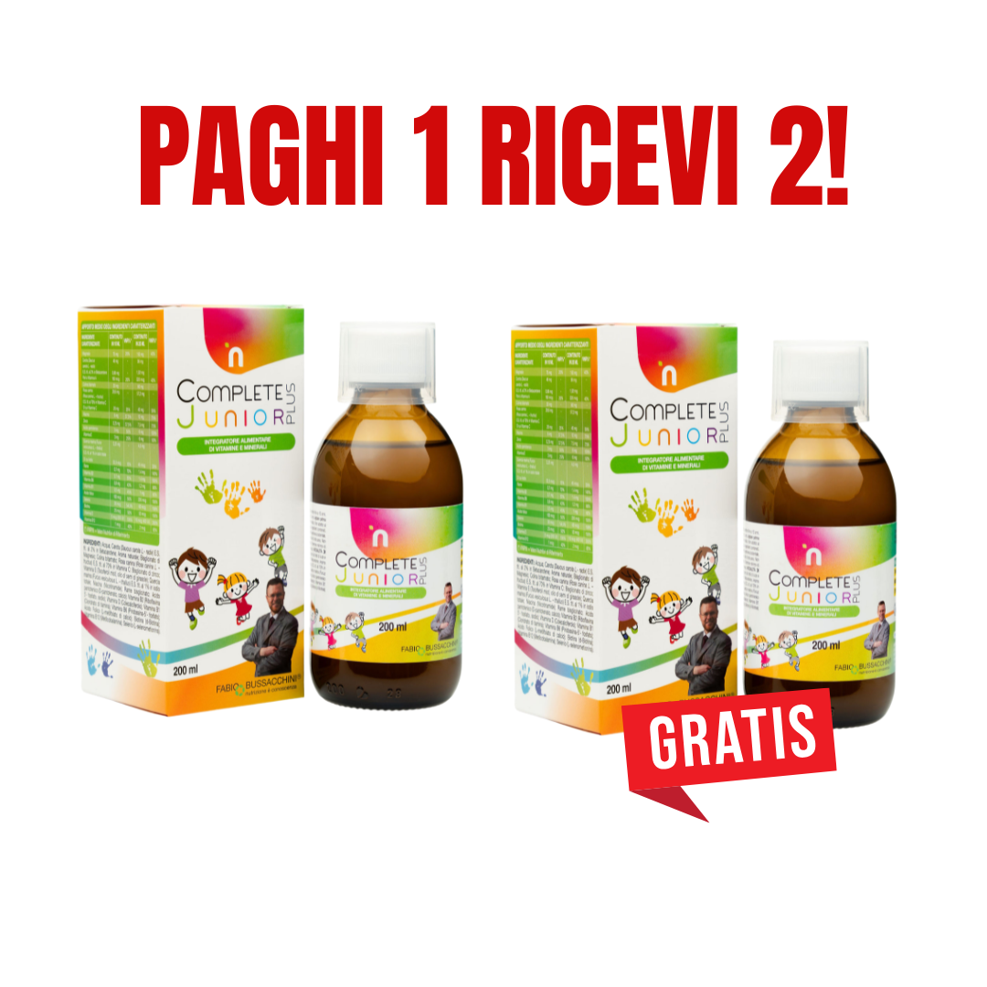 Kit Complete Junior Plus 1+1 OMAGGIO - Vitamine e Minerali per Bambini