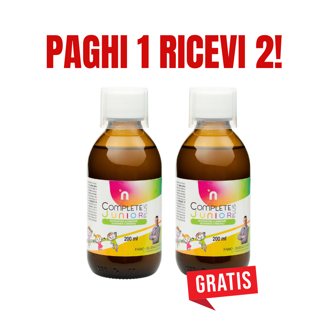 Kit Complete Junior Plus 1+1 OMAGGIO - Vitamine e Minerali per Bambini