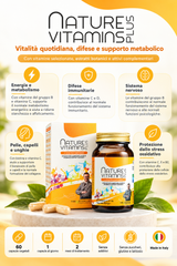 Nature Vitamins Plus - Vitamine per Difese e Vitalità