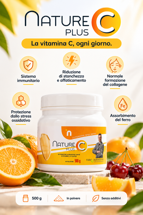 Nature C Plus - Vitamina C stabile 24h con CherryCraft®