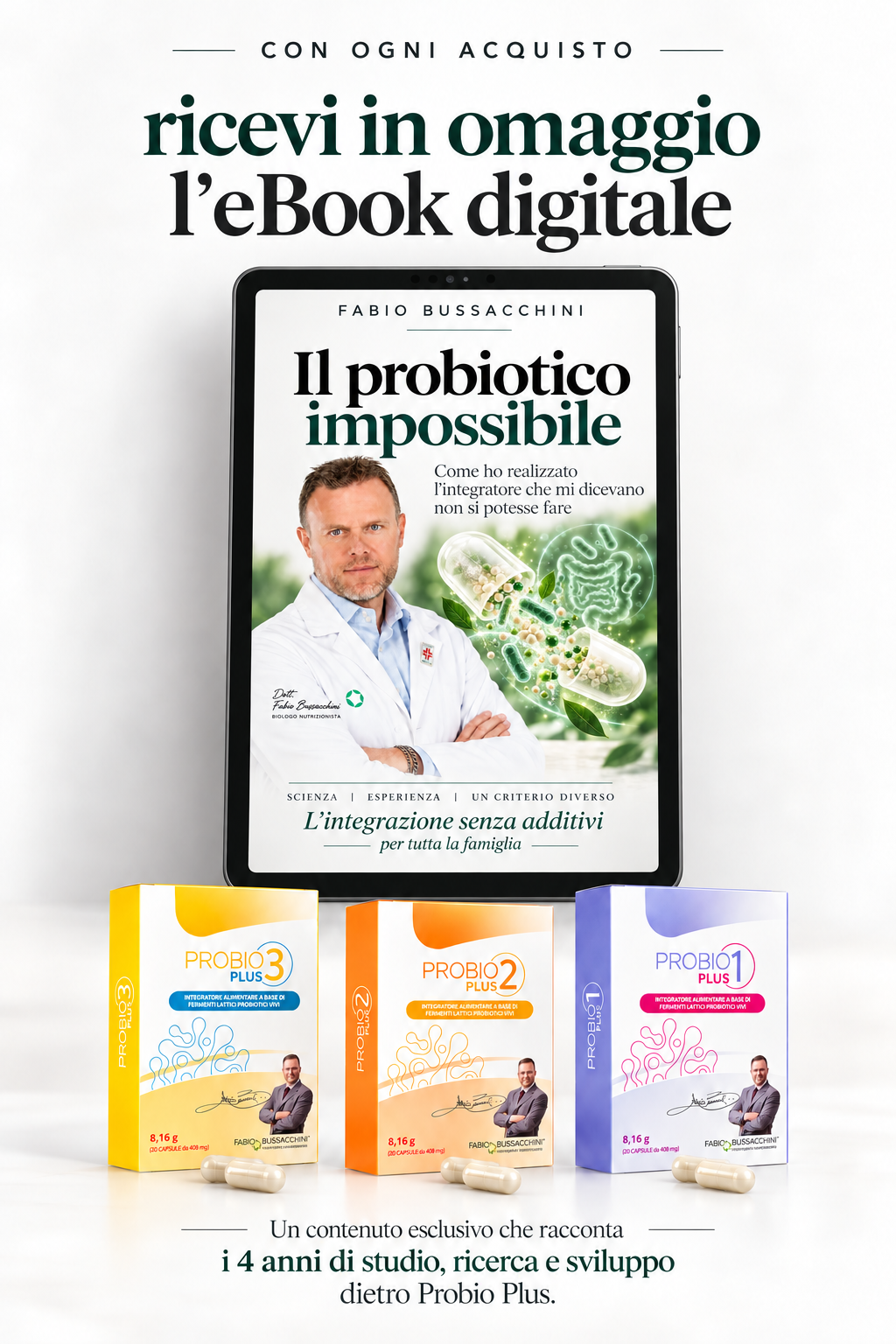 Protocollo Probio Plus – Percorso Probiotico in 3 Step